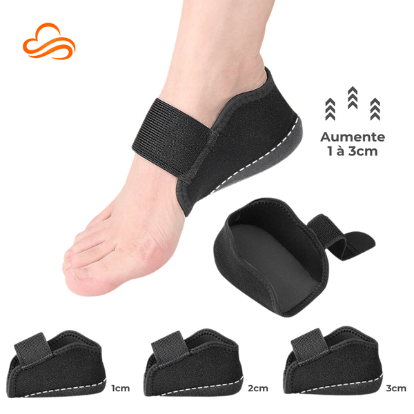 Palmilha Elevadora de Silicone Macio – Ganhe Altura (1 a 3 cm) e Conforto Extremo