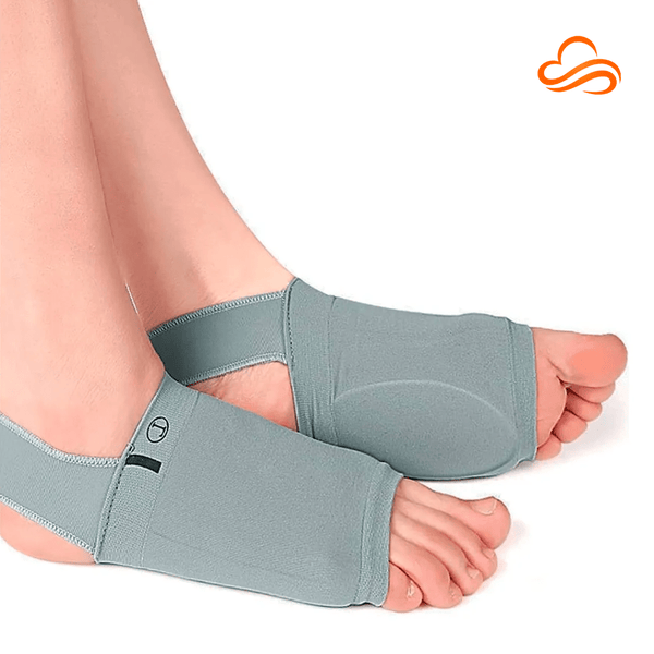 Meia de Compressão Suporte ArcoFit – Alívio da Fascite Plantar e Pé Chato