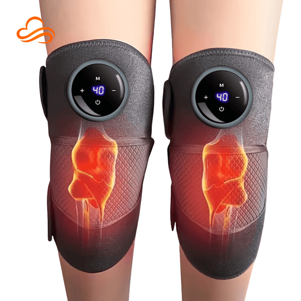 Massageador de Compressão para Pernas e Panturrilhas – Alívio do Inchaço, Recuperação Muscular e Calor Terapêutico