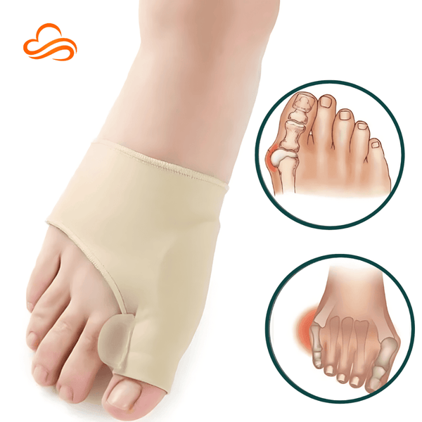Protetor para Hálux Valgo (Joanete) – Redução do Atrito, Compressão e Uso Diário (Par)