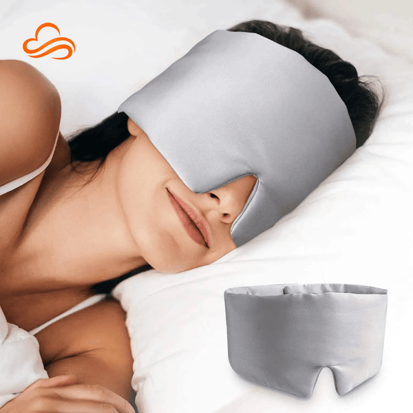 Máscara para Dormir de Seda Mulberry 100% – Bloqueio Total de Luz, Antifrizz e Conforto Premium