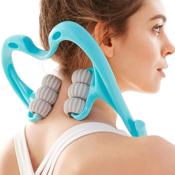 Massageador de pescoço com rolo para terapia de pontos de pressão - Roll Neck